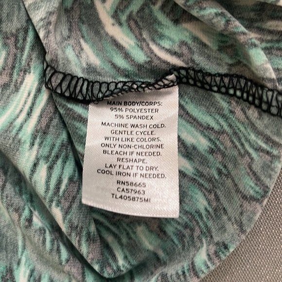 LEITH Nordstrom women’s  bodysuit Green/Black size Small - Picture 8 of 11